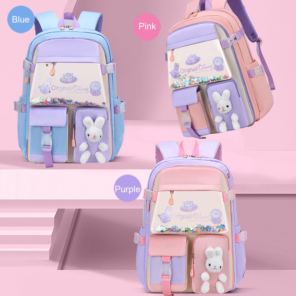 School Backpack Girls Bunny, Backpack Princess Girls