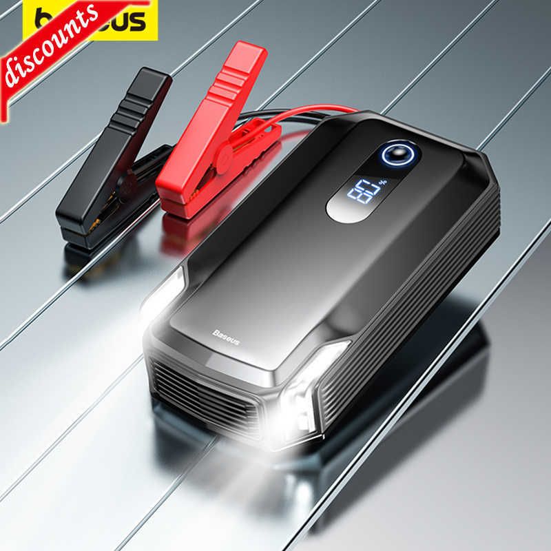 New Baseus 20000mAh Car Jump Starter Power Bank 2000A 10000mAh Car Battery  Charger Auto Emergency Booster Starting Device Jump Start From  Sportop_company, $53.23