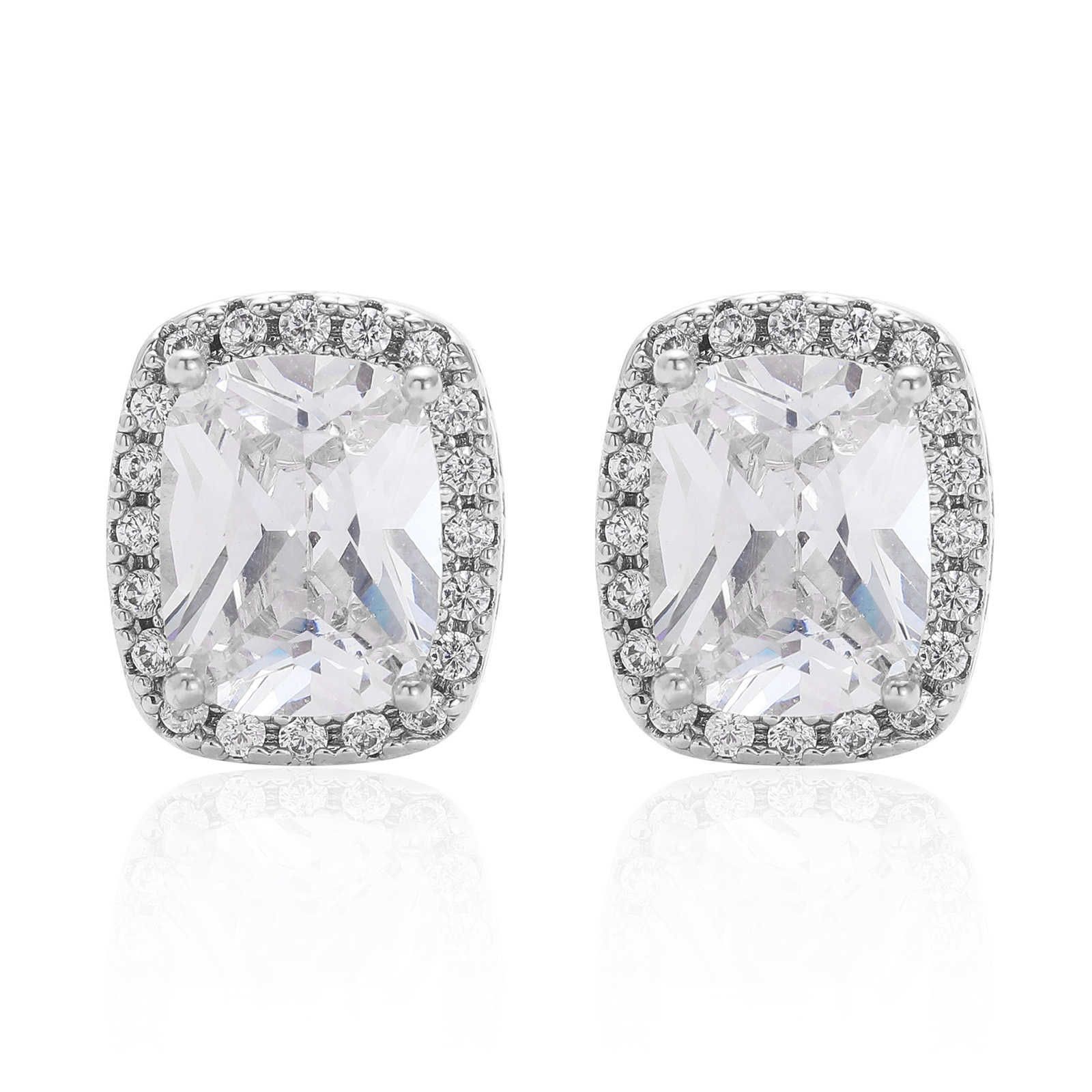 White Gem Silver Pair