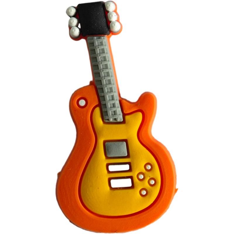 Guitare orange jaune