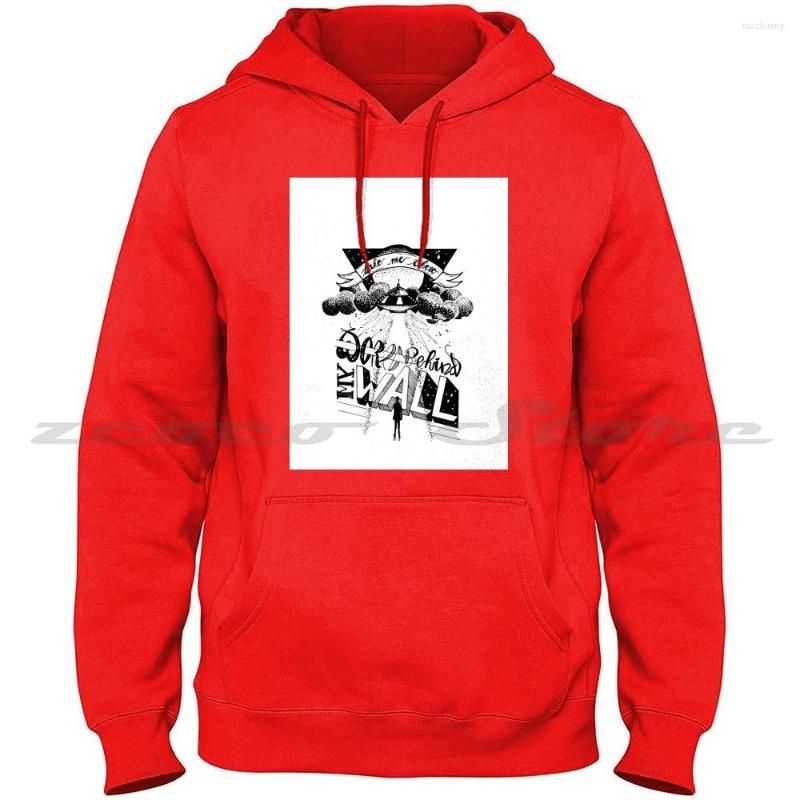 Hommes-Hoodie-Rouge