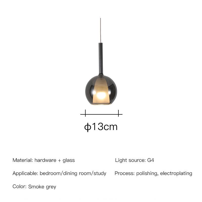 S-13cm Rökgrå Vit Ljus