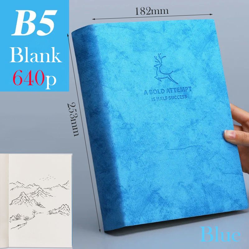 B5 Blue Blank