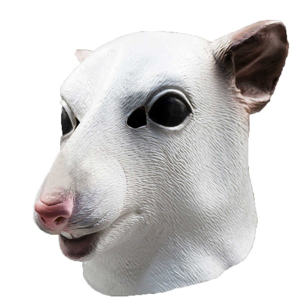 Masque de souris blanche