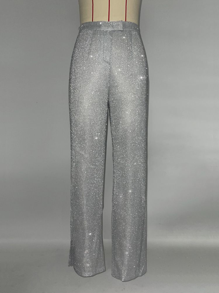 sliver trousers