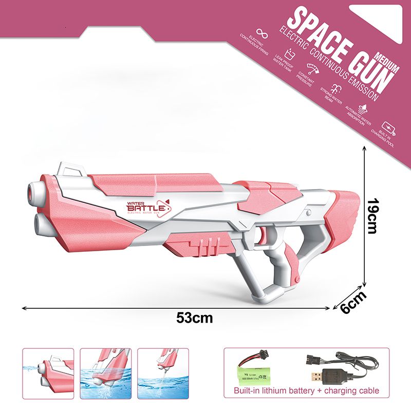 Różowy pistolet laserowy