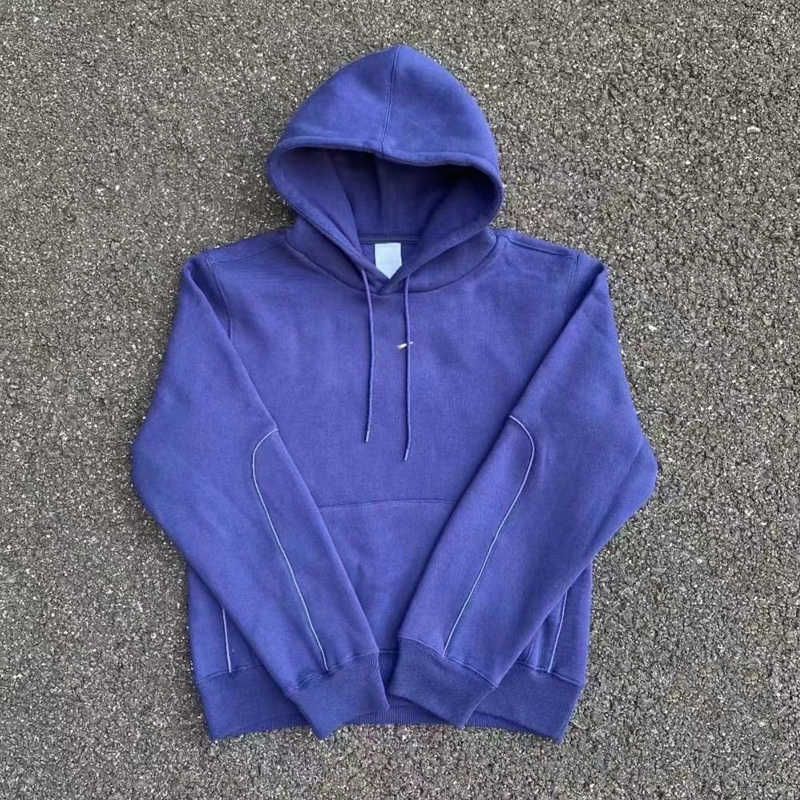 blue hoodie