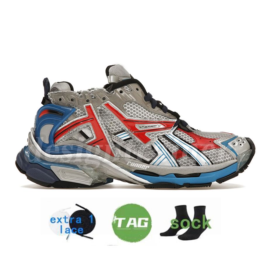 B23 Runner Gray Blue Red Black