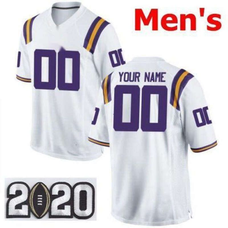 Tigers Mens White With 2020th Patch