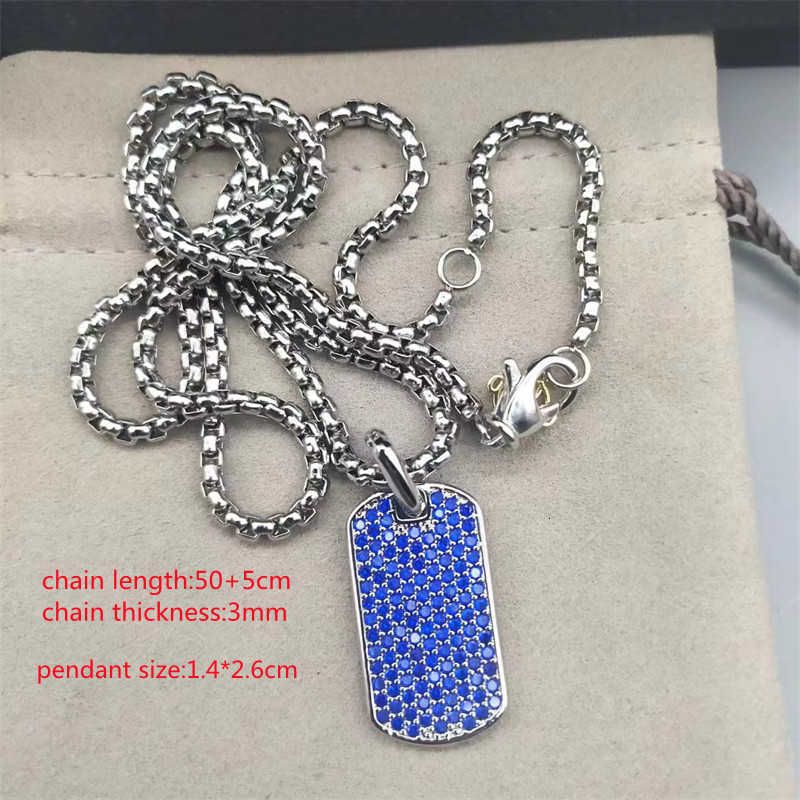 diamant bleu (collier) - avec logo