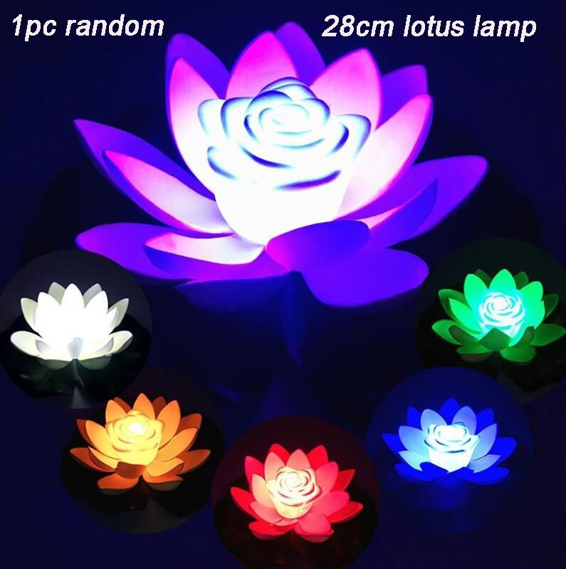 1pc 28cm Lotus Lampe