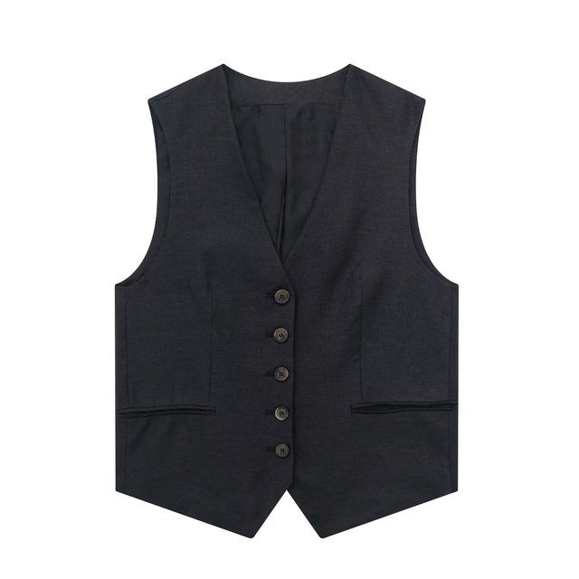 Zwart vest