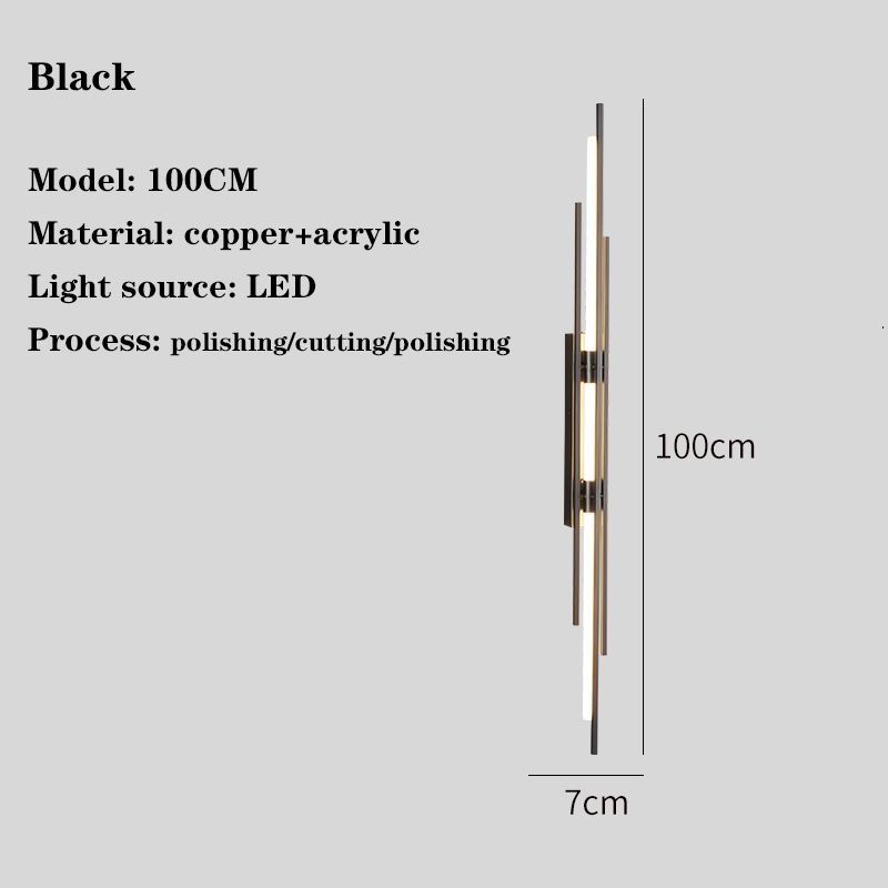 Black 100cm Cina.