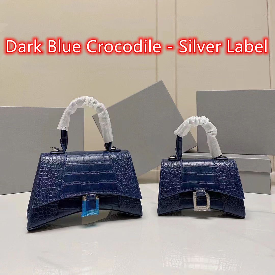 Crocodilo azul escuro (etiqueta prateada)