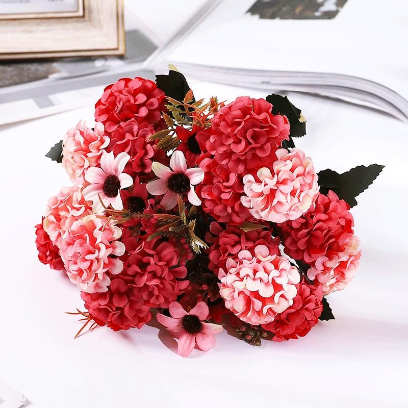 hydrangea red