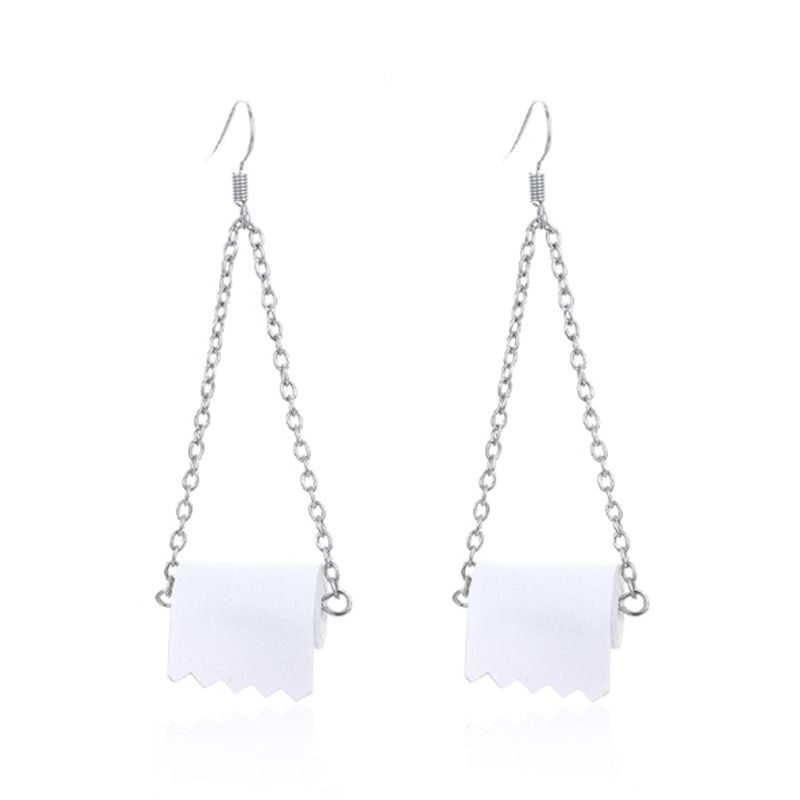 Boucles d'oreilles blanches en Chine