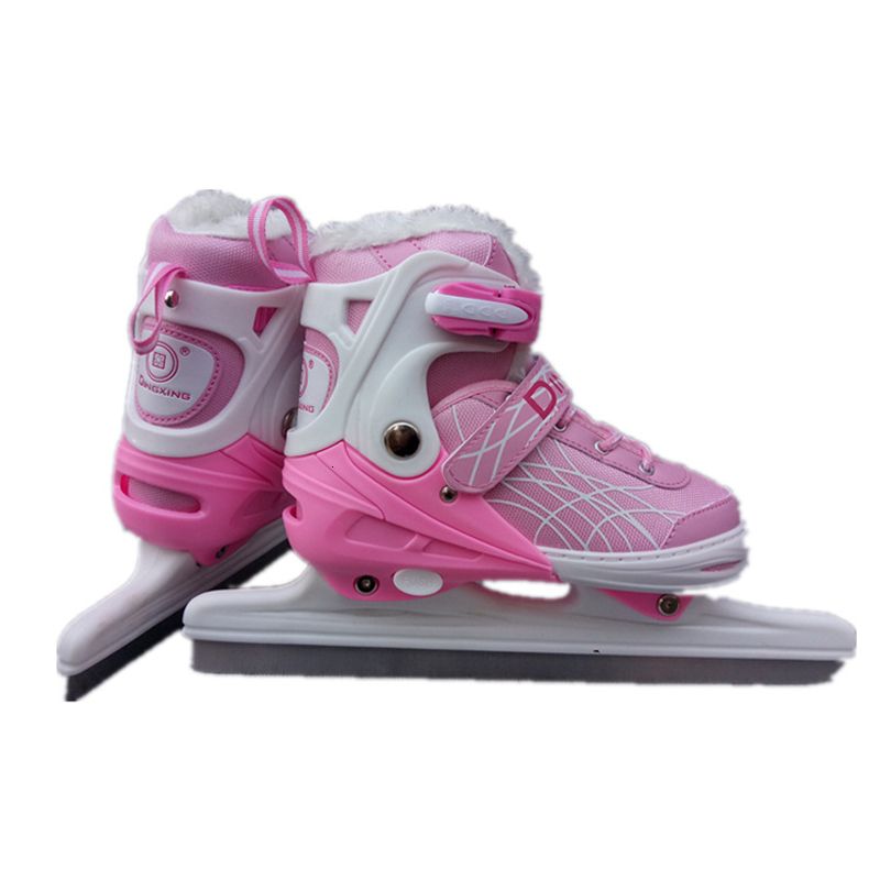 ピンクのスピードスケート