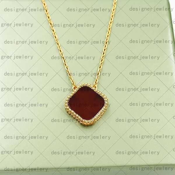 Gold +red Necklace