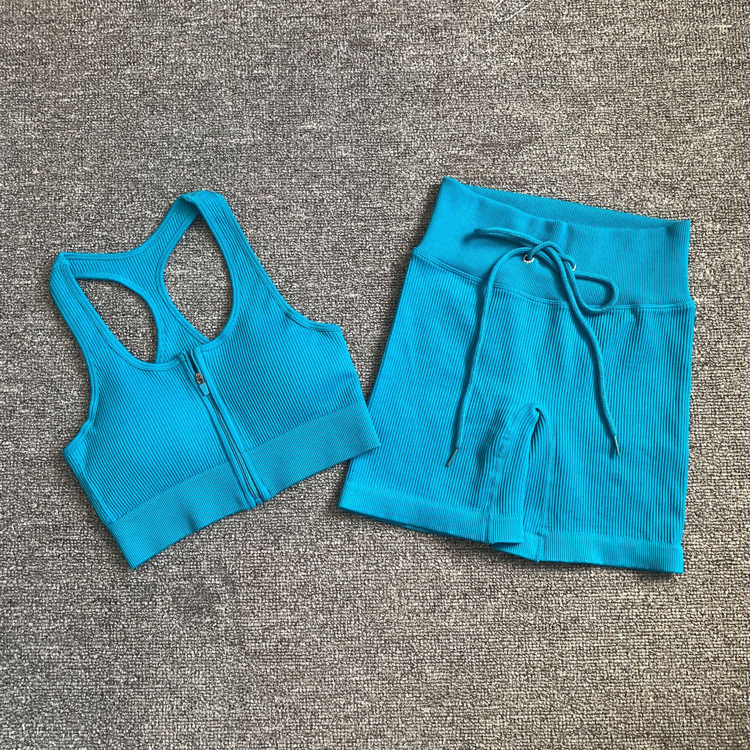 Blue02 Bra Shorts