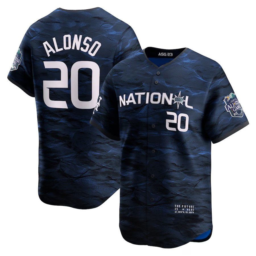 20 Pete Alonso Mets 2023 Jersey Francisco Lindor Justin Verlander