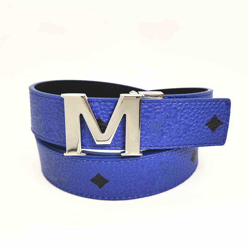 ceinture bleue + boucle argentée