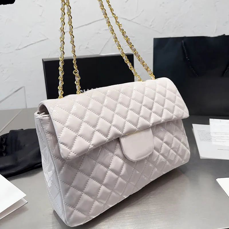 Large-capacity Diamond Chain Bag Female New Style Chanel Style Commuter Tote  Bag Shoulder Messenger Bag