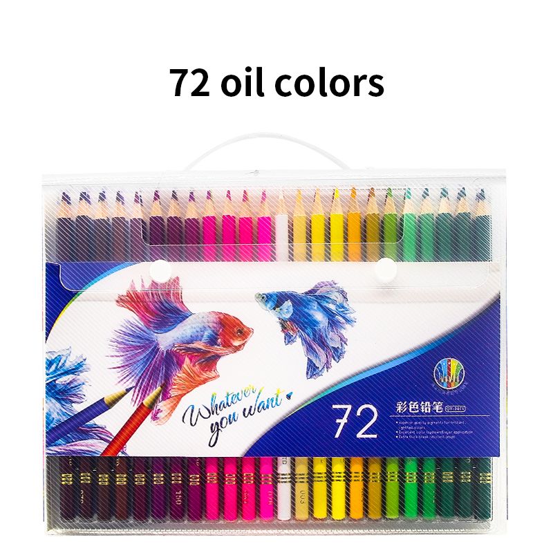 72 couleurs à l'huile