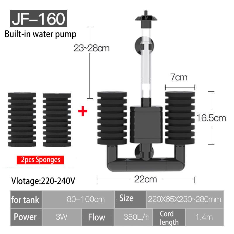 JF160 -2pcs süngerleri