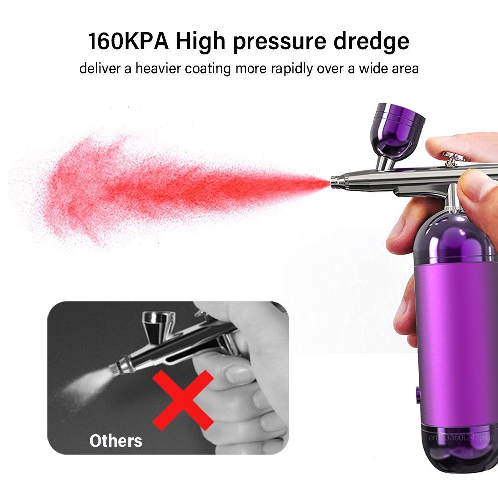 Airbrush Nail With Compressor Portable Airbrush For Nails Cake