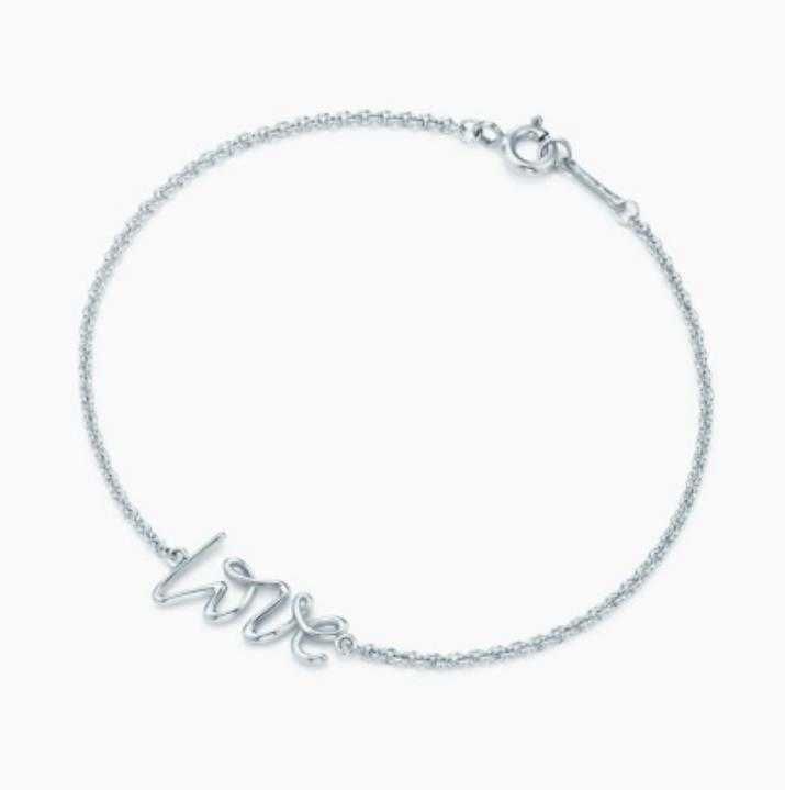 Silver Love Armband-16 cm