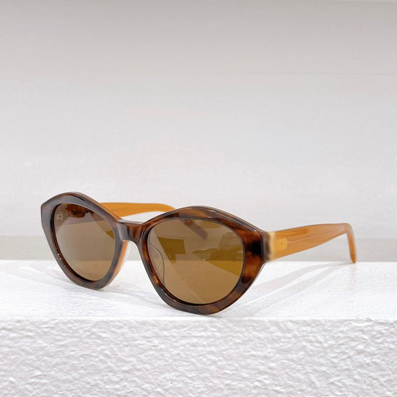 Amber frame tea lens brown legs