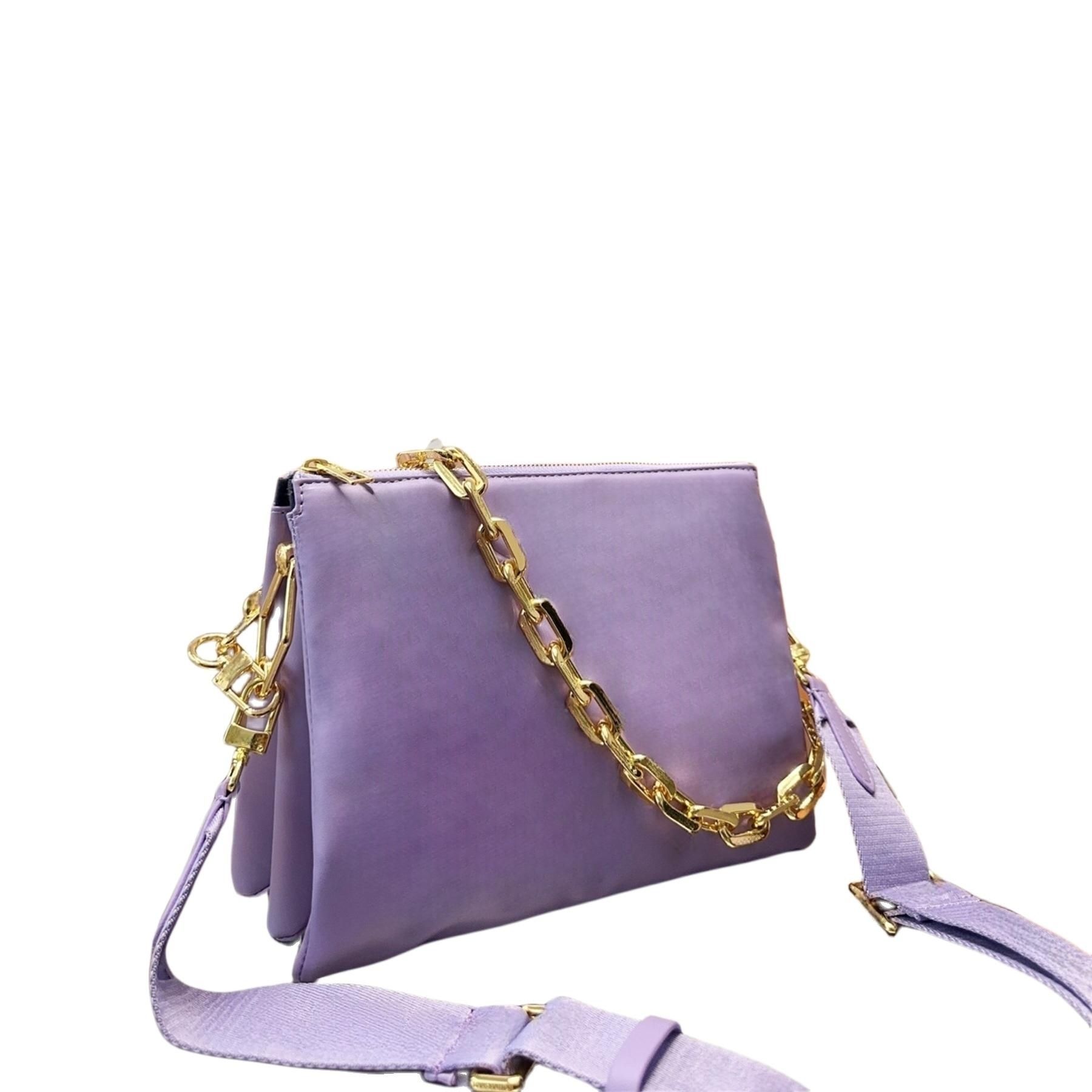 Lavender/gold chain