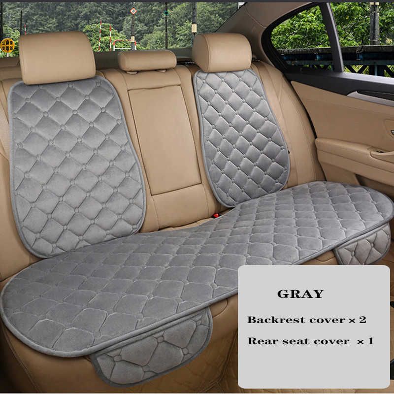 Warm Seat Covers Auto,car Plush Seat Cushion,universal Front Of