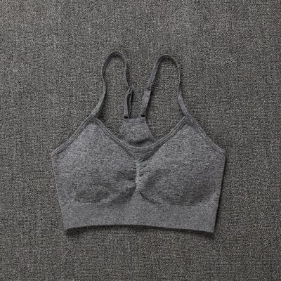 Soutien-gorge gris foncé