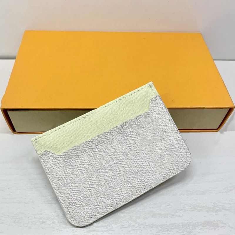 L17-White grid Card Holder