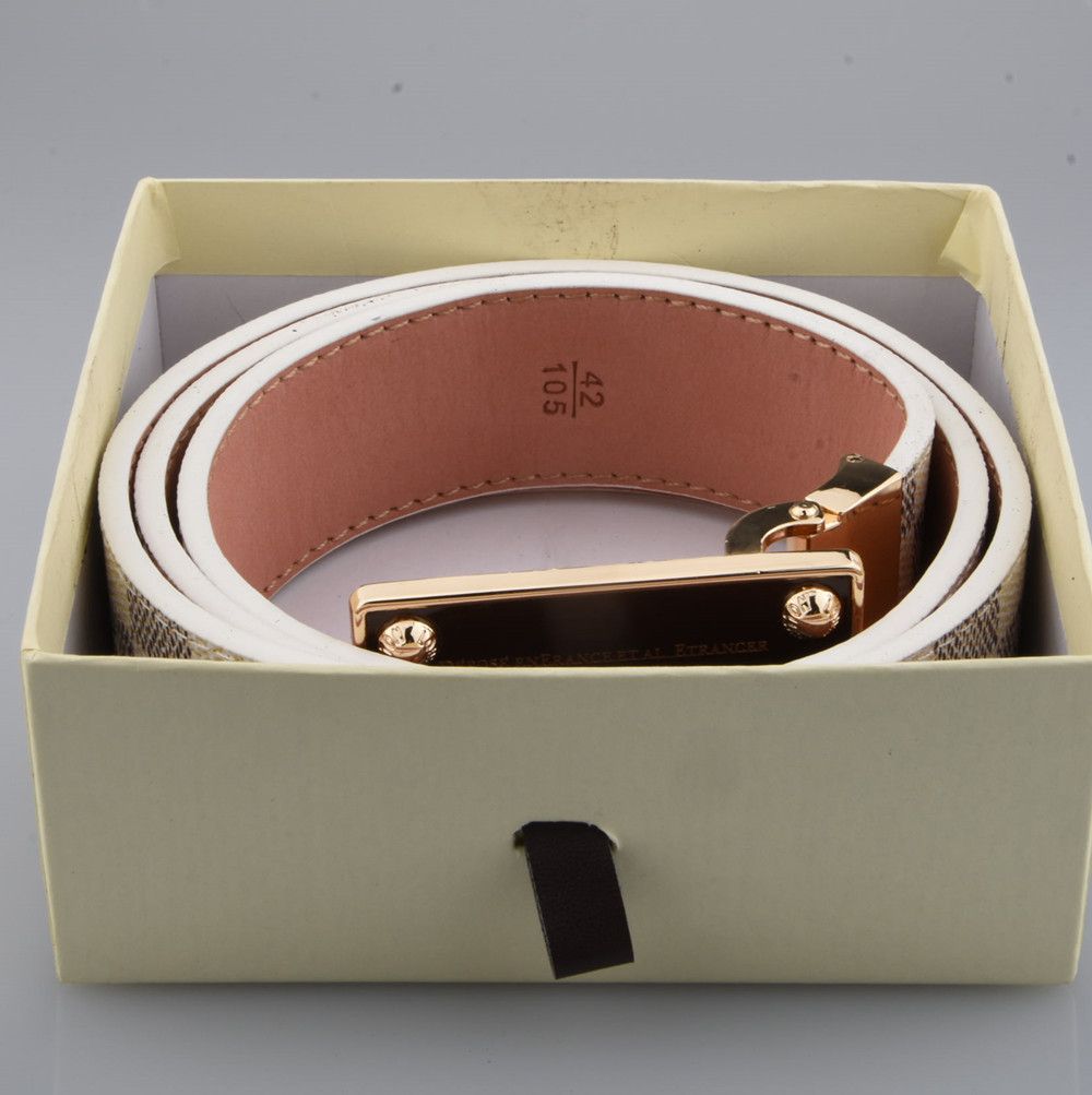 Ceinture blanche + boucle or