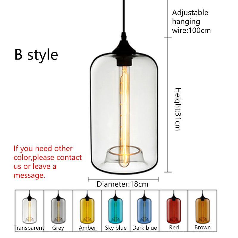 b Style Clear lampshade