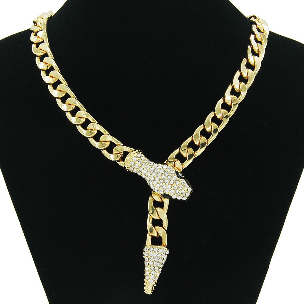 black eye gold necklace