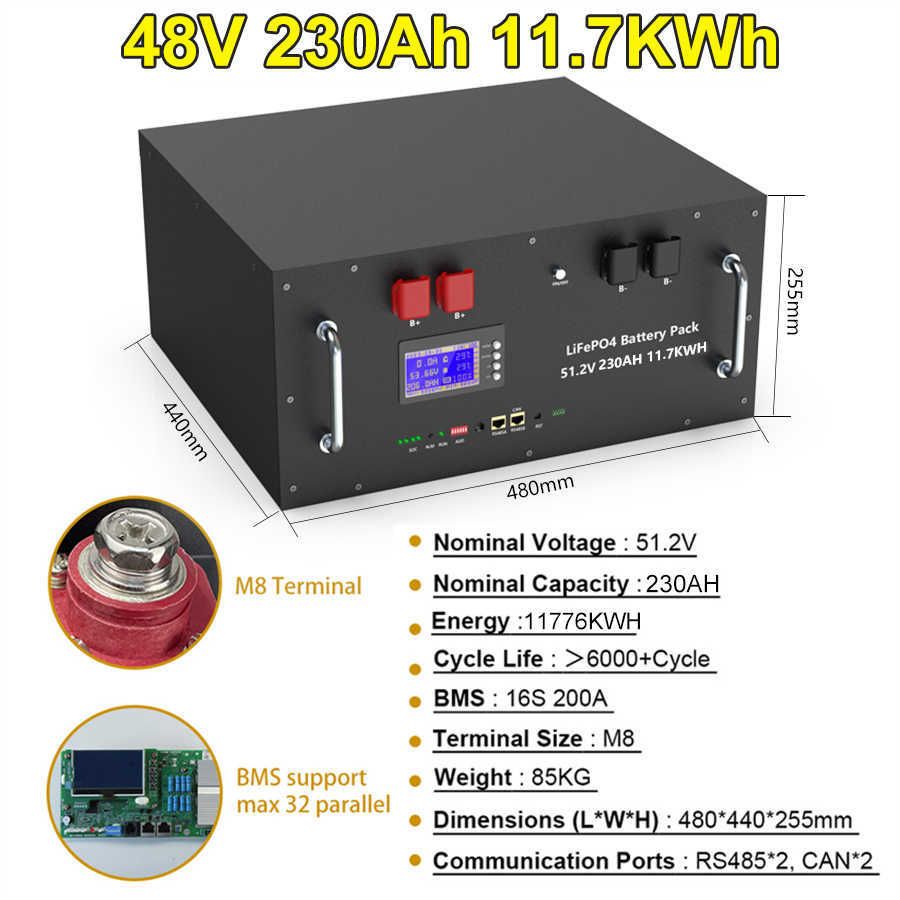 48v 230ah 12kwh