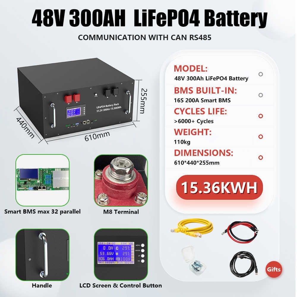 48v-300ah 15kwh