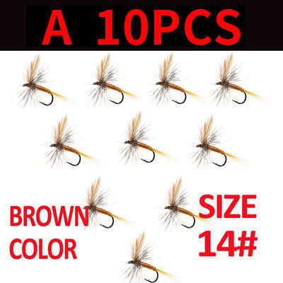 10pcs Brown a