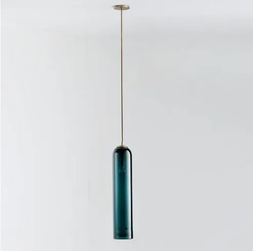 Pendant lamp blue Cold White