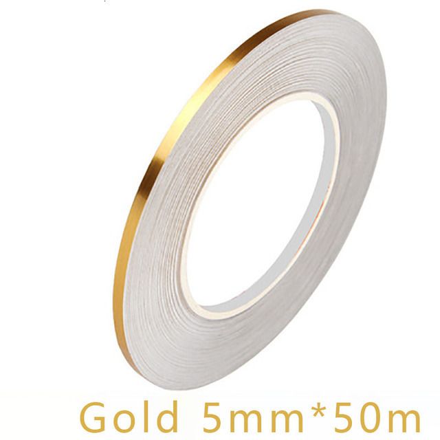50mx0.5cm Gold