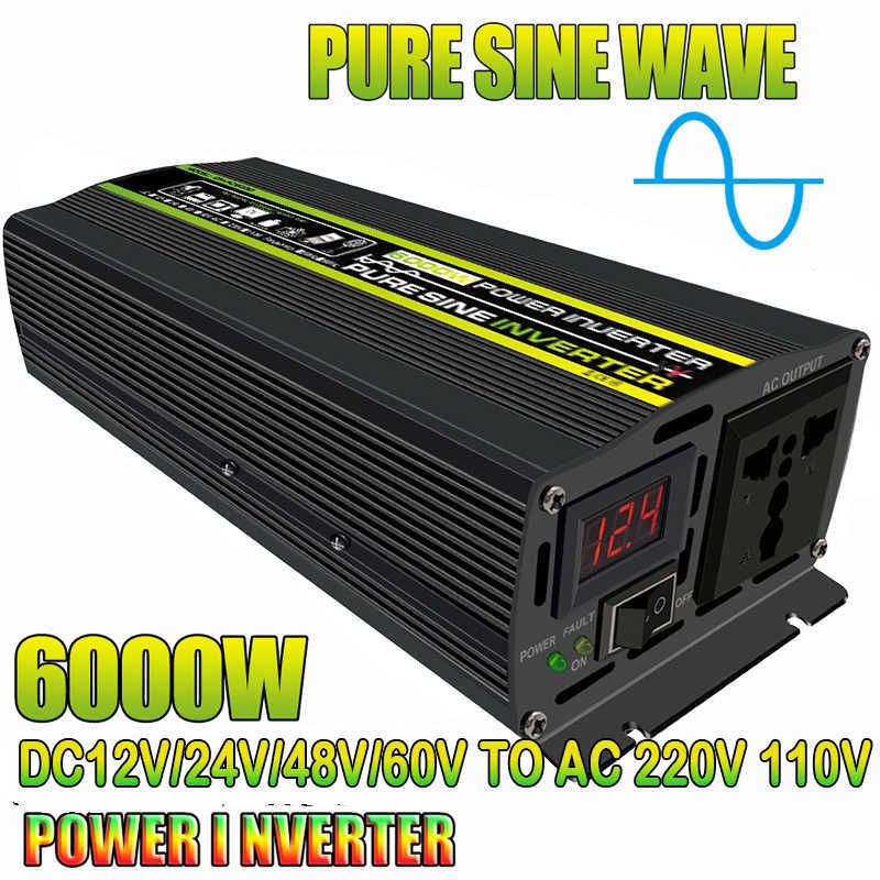 6000W Uzaktan DC 60V-220V 60Hz