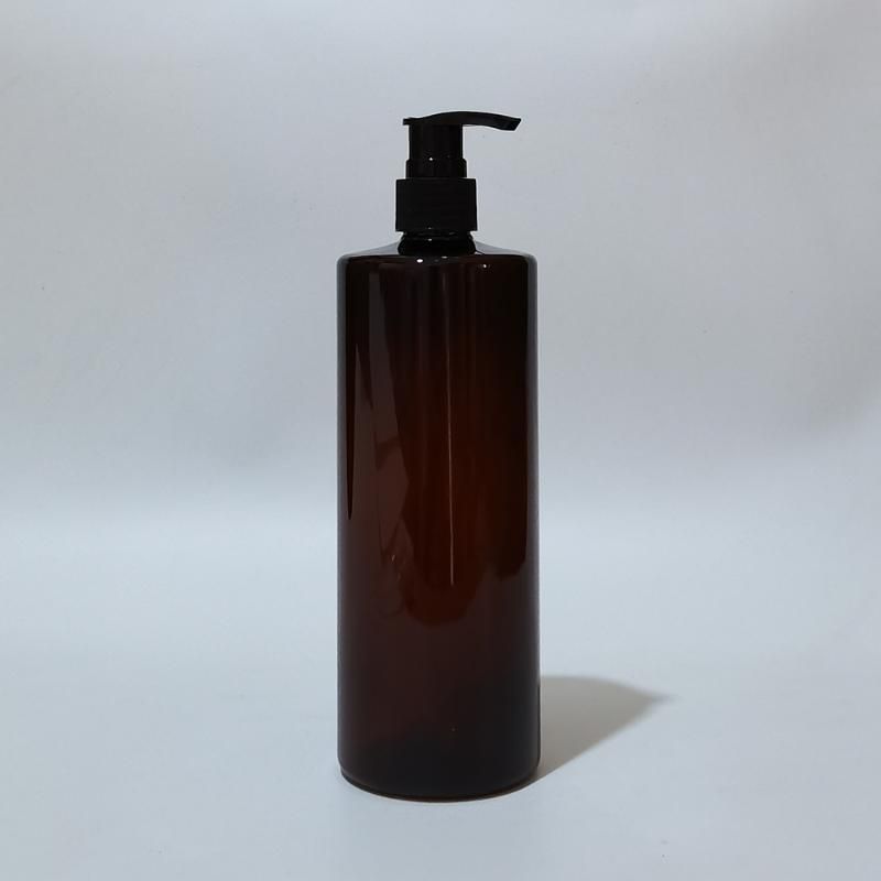 500ml brown bottle black plastic