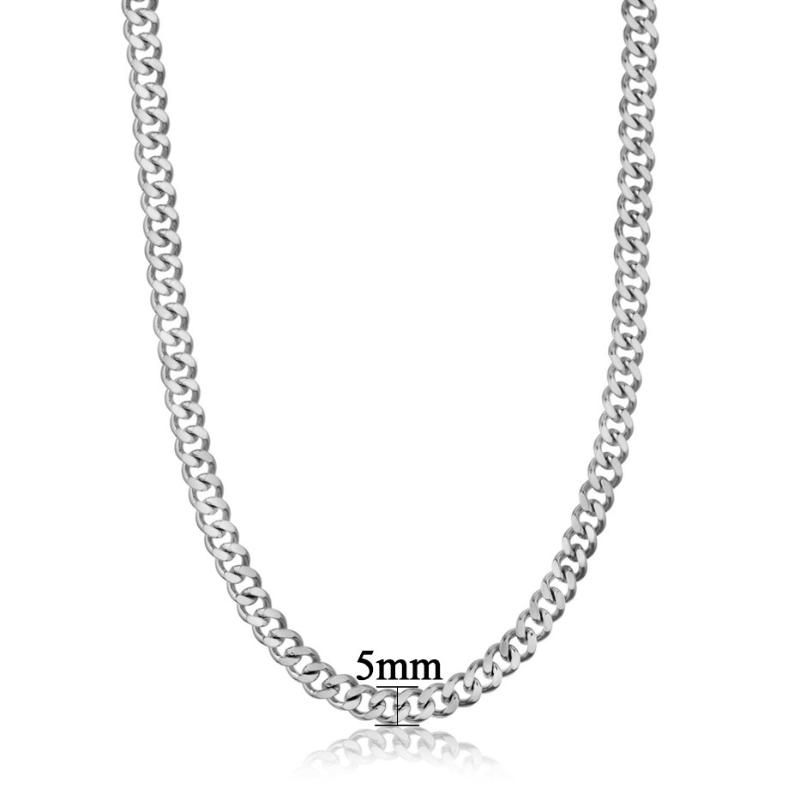 5mm argent couleur 35cm