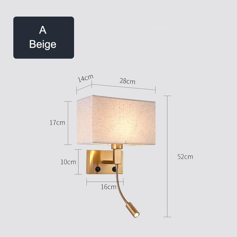 En beige Exclude-lampa