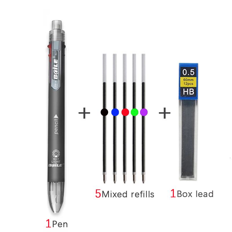 Zwarte pen set