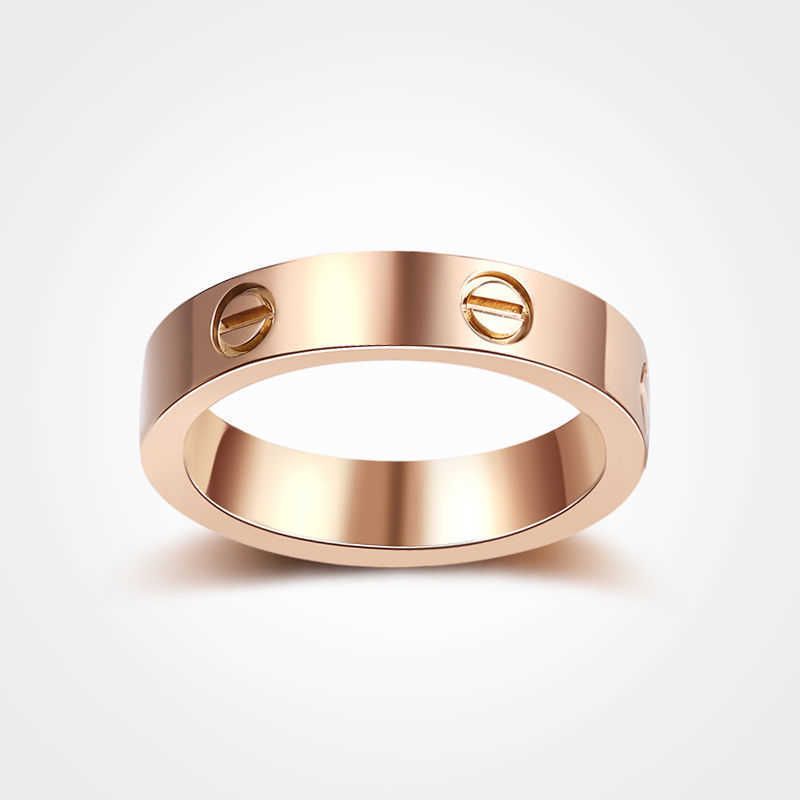 Rose Gold Diamond Free Ring-MS. 9