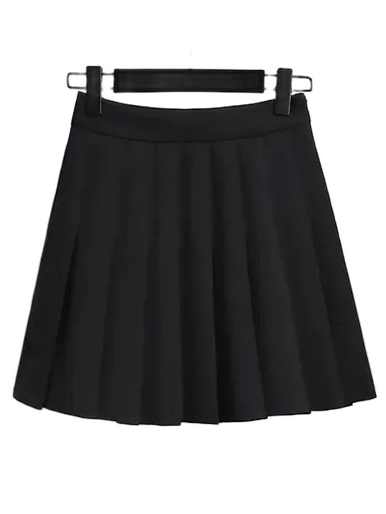 black skirt